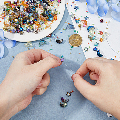 About 720Pcs 3 Styles Transparent Glass Beads&nbsp;GLAA-HS0001-22