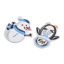 32Pcs Christmas Polyester Cloth Patches&nbsp;PATC-C001-02
