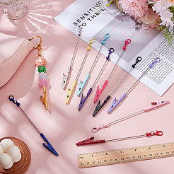 11Pcs 11 Colors Alloy Bracelet Tool Jewelry Helper Beadable Alligator Clip&nbsp;AJEW-AR0002-78