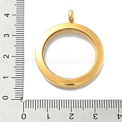 304 Stainless Steel Rhinestone Pendants Ion Plating(IP)&nbsp;STAS-Z098-30G