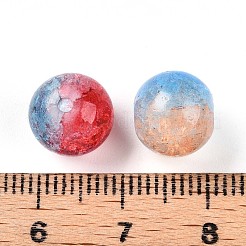 Baking Paint Imiation Jade Glass Beads&nbsp;X1-DGLA-S115-10mm-MY