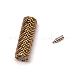 Zinc Alloy Cord Ends&nbsp;FIND-WH0091-65H