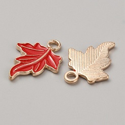 Thanksgiving Day Theme Alloy Enamel Pendants&nbsp;ENAM-WH0057-49A