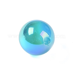 Rainbow Iridescent Plating Acrylic Beads&nbsp;LS-FIND-B077-01D