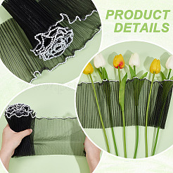 Polyester Flower Bouquet Wrapping Mesh Paper&nbsp;SRIB-WH0011-214B