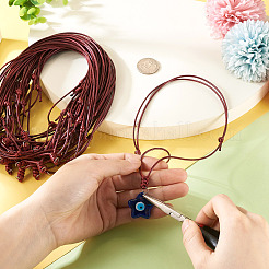 30Pcs Eco-Friendly Korean Waxed Polyester Braided Adjustable Necklace Makings&nbsp;NJEW-TAC0023-01