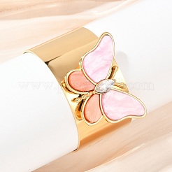 304 Stainless Steel Acrylic Cuff Bangles for Women&nbsp;BJEW-A049-05G-01