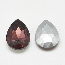 Pointed Back Glass Rhinestone Cabochons&nbsp;RGLA-T081-13x18mm-18