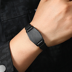 Punk Style Leather Cord Bracelets&nbsp;BJEW-WH20008-20C