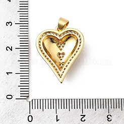 Brass Micro Pave Cubic Zirconia Pendants&nbsp;KK-A266-04D-G