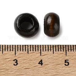 Spray Painted Wooden European Beads&nbsp;WOOD-A029-06B