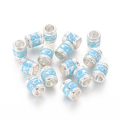 Enamel Alloy European Beads&nbsp;EA8640-5S