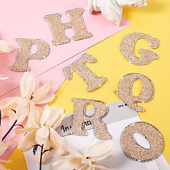 26 Letters Cloth Iron/Sew on Patches&nbsp;PJ-TAC0004-04B