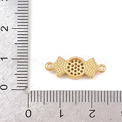 Natural White Shell Candy Link Connector Charms&nbsp;KK-Z140-02G-02