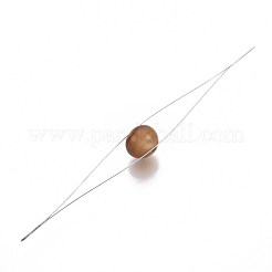 Iron Big Eye Beading Needles&nbsp;TOOL-N006-02