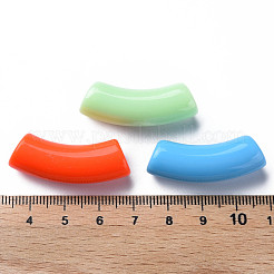 Opaque Acrylic Beads&nbsp;MACR-S372-001B-S
