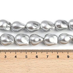 Electroplated Glass Beads Strands&nbsp;GLAA-H039-06C