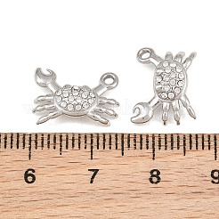 304 Stainless Steel Rhinestone Pendants&nbsp;RB-CBA02E8-07P