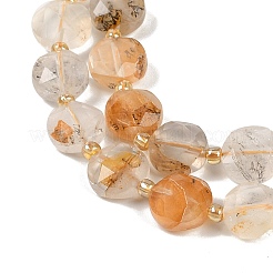 Natural Dendritic Quartz Beads Strands&nbsp;G-C116-A80-01