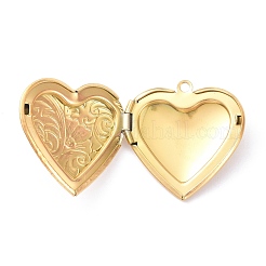 Ion Plating(IP) 304 Stainless Steel Locket Pendants&nbsp;X-STAS-P291-06G