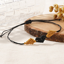 Fibers & Polyester Thread Braided Bracelets for Women&nbsp;EL4144-1