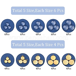 DIY Blank Dome 304 Stainless Steel Pendant Making Kits&nbsp;DIY-FS0008-36