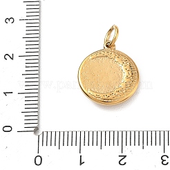 304 Stainless Steel & Synthetic Turquoise Pendants&nbsp;FIND-T075-01G