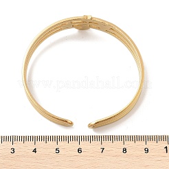 304 Stainless Steel Cuff Bangles for Women&nbsp;BJEW-B120-07G-03