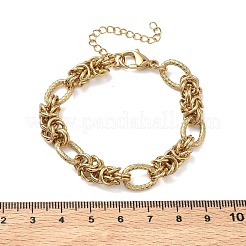 304 Stainless Steel Link Chain Bracelets for Women&nbsp;BJEW-A160-08G