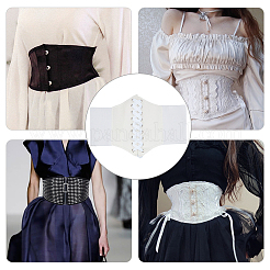 PU Leather Wide Elastic Corset Belts&nbsp;AJEW-WH0263-46B