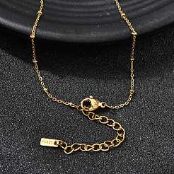 304 Stainless Steel Starfish Shell Shape Pendant Bib Necklaces for Women&nbsp;NJEW-K255-58G