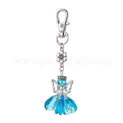 Angel Glass Pendant Decorations&nbsp;HJEW-MZ00261-05