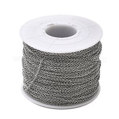 Tarnish Resistant 304 Stainless Steel Cable Chains&nbsp;CHS-Q001-09-100m