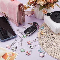 Plastic Mobile Straps & Mobile Dustproof Plugs & Pendant Decorations Kits&nbsp;HJEW-OC00043
