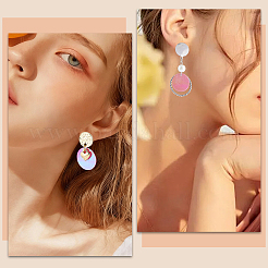 80G 10 Colors PVC Paillette Pendants&nbsp;FIND-SC0023-20B