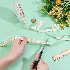 1 Roll Printed Cotton Ribbons&nbsp;SRIB-PH0001-74B