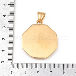 Hand Polished 304 Stainless Steel Pendants&nbsp;LS-STAS-Z171-26G-01