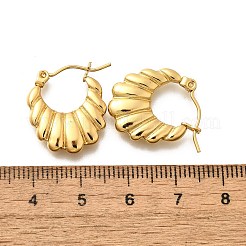 304 Stainless Steel Hoop Earrings for Women&nbsp;EJEW-L296-059G