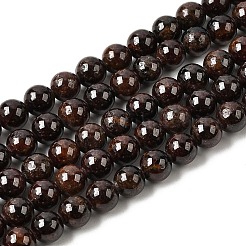 Garnet Round Beads Strands&nbsp;G-O081-01-6mm