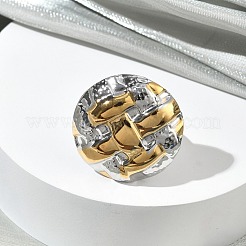 304 Stainless Steel Cuff Open Rings&nbsp;RJEW-F202-02A-GP