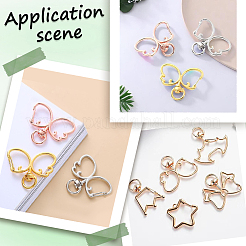 20Pcs 4 Colors Alloy Swivel Clasps&nbsp;FIND-SC0017-27