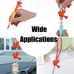 8Pcs Silicone Focal Beads&nbsp;SIL-YW0002-34