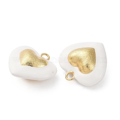 Brass Enamel Pendants&nbsp;KK-S525-13G