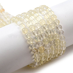 Watermelon Stone Glass Beads Strands&nbsp;G-L621-B08-4mm