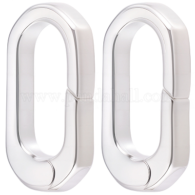 2Pcs Brass Spring Gate Rings&nbsp;KK-BBC0024-20S-1
