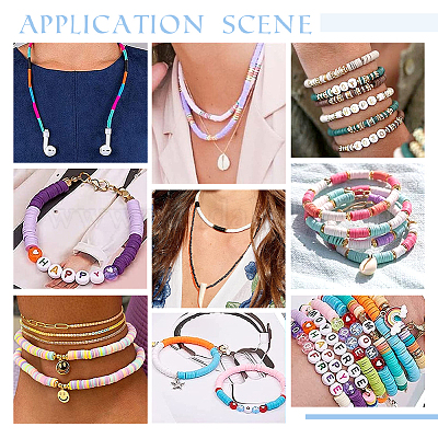 Wholesale PH PandaHall 3700~3800pcs Polymer Clay Beads Kit