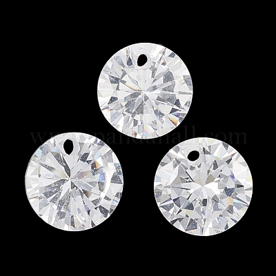 Cubic Zirconia Charms&nbsp;ZIRC-N033-C-09-1