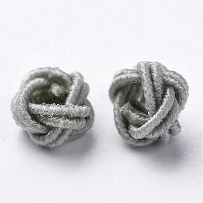 Polyester Weave Beads&nbsp;WOVE-N002-07-1