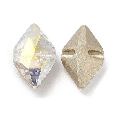 K5 Glass Rhinestone Buttons&nbsp;RGLA-H109-07-1