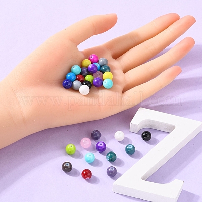 Baking Paint Glass Beads&nbsp;DGLA-Q026-02-1